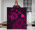 Hawaii Sea Turtle Is Swimming Toward Premium Quilt Pink - Polynesian Pride