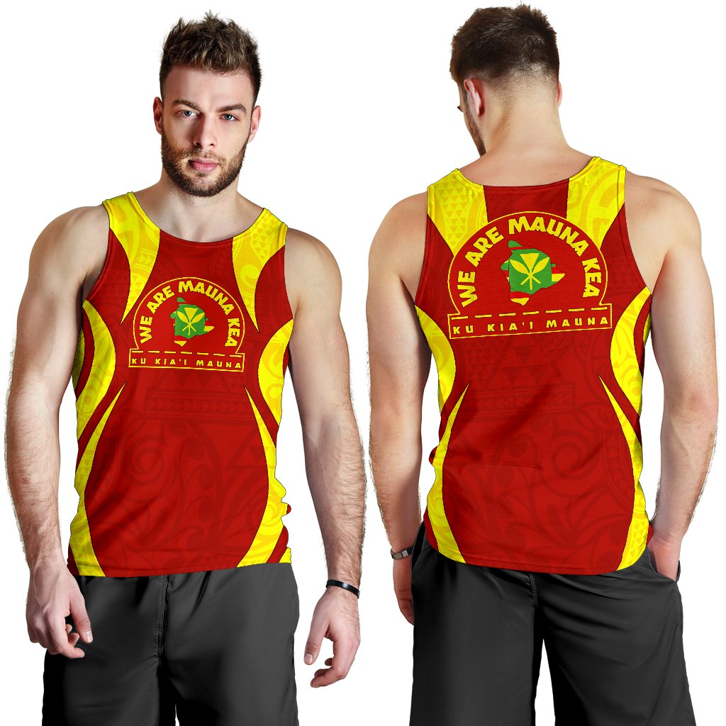 Mauna Kea Men's Tank Top 02 - Polynesian Pride