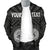 American Samoa Personalised Men's Bomber Jacket - Seal In Polynesian Tattoo Style ( Black) - Polynesian Pride