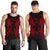 Wallis And Futuna Polynesian Men Tank Top Map Red - Polynesian Pride