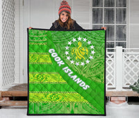 Cook Islands Premium Quilt Polynesian Victorian Vibes - Polynesian Pride