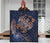 Personalized - Hawaii Kakau Polynesian Turtle Map Premium Quilt - Indigo Special Edition - Polynesian Pride