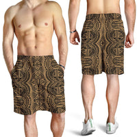 Polynesian Symmetry Gold Men's Short - Polynesian Pride