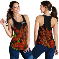 Polynesian Hawaii Personalised Women's Racerback Tank - Ohia Lehua - Polynesian Pride