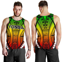 Tonga Polynesian Men's Tank Top - Surround Style Reggae - Polynesian Pride