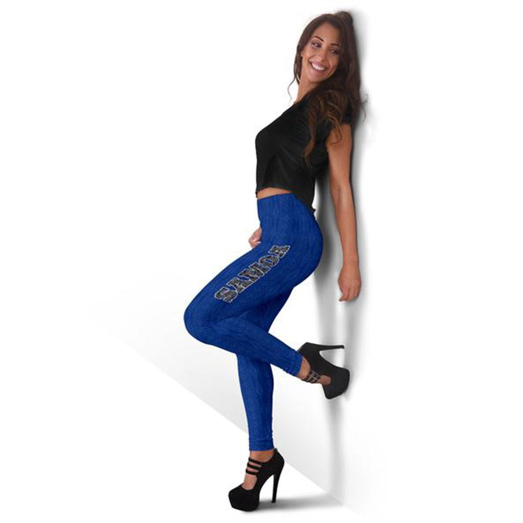 Samoa Women's Leggings - Polynesian Design - Polynesian Pride