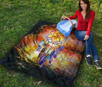 Hibiscus Dreamcatcher Premium Quilt - Polynesian Pride