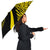 Seal Of Hawaii Umbrella Yellow - Circle Style - Polynesian Pride