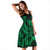 Polynesian Hawaii Midi Dress - Kanaka Maoli Green Turtle - Polynesian Pride