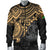 Vanuatu Polynesian Bomber Jacket (Men) - Gold Turtle - Polynesian Pride