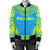 Palau Flag Polynesian Chief Women'S Bomber Jacket - Polynesian Pride