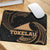 Tokelau Polynesian Mouse Pad - Gold Tribal Wave - Polynesian Pride