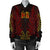 Hawaiian Women's Bomber Jacket Kanaka Wings Hawaii Women's Bomber Jacket - JV Style - Polynesian Pride