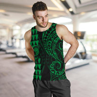 Hawaii Warrior Men's Tank Top Green - Polynesian Pride