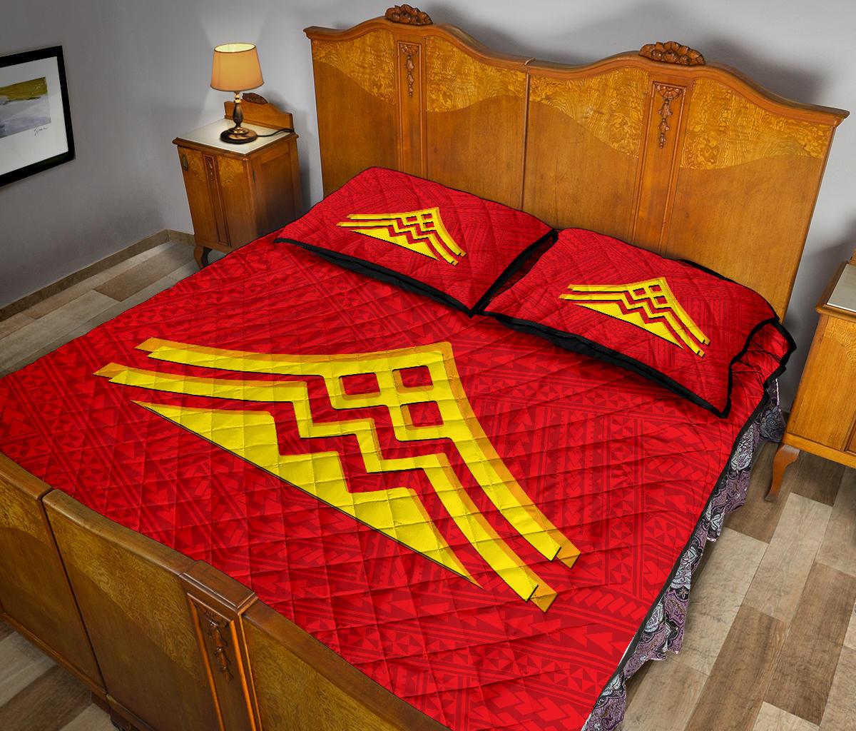 Hawaii Mauna Kea Polynesian Quilt Bed Set - Polynesian Pride