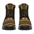 French Polynesia Leather Boots - Polynesian Gold Chief Version - Polynesian Pride