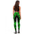 Hawaii Women Leggings Polynesian Pattern Green - Polynesian Pride