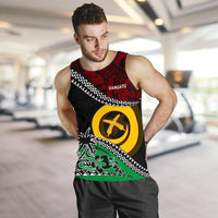 Vanuatu Men Tank Top Fall In The Wave - Polynesian Pride