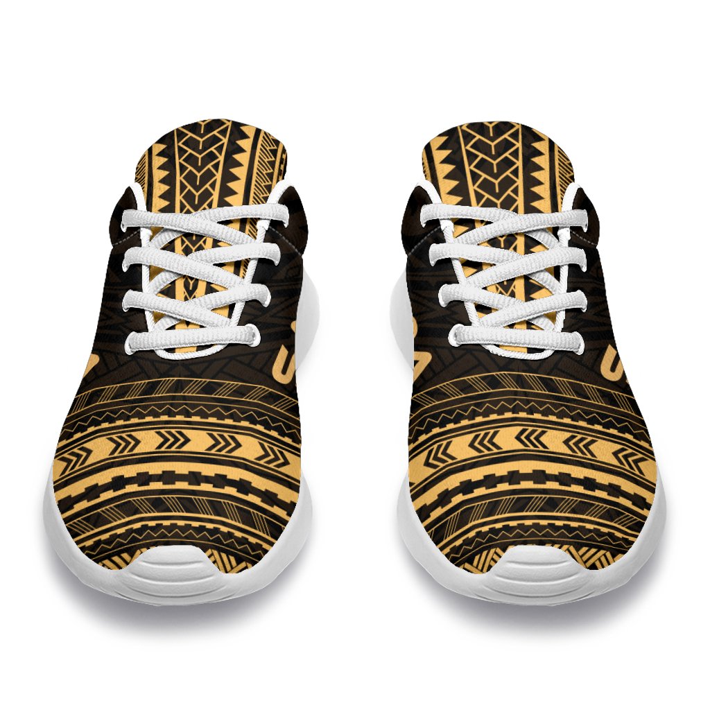 Samoa Sporty Sneakers - Polynesian Chief Gold Version - Polynesian Pride