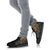Polynesian Hawaii (Kanaka Maoli) High Top Shoes - Gold Hibiscus Turtle Flowing - Polynesian Pride