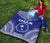 Chuuk Premium Quilt - Chuuk Flag Polynesian Chief Blue Version - Polynesian Pride