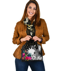 Nauru Shoulder Handbag - Turtle Plumeria Banana Leaf - Polynesian Pride