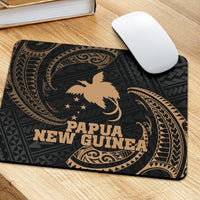 Papua New Guinea Polynesian Mouse Pad - Gold Tribal Wave - Polynesian Pride