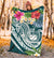 Samoa Polynesian Premium Blanket - Summer Plumeria - Polynesian Pride