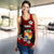 Mate Ma'a Tonga Rugby Women's Racerback Tank Polynesian Unique Vibes - Red - Polynesian Pride