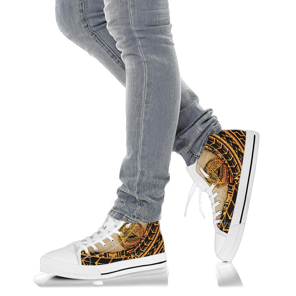 American Samoa High Top Shoes - Polynesian Wild Style - Polynesian Pride