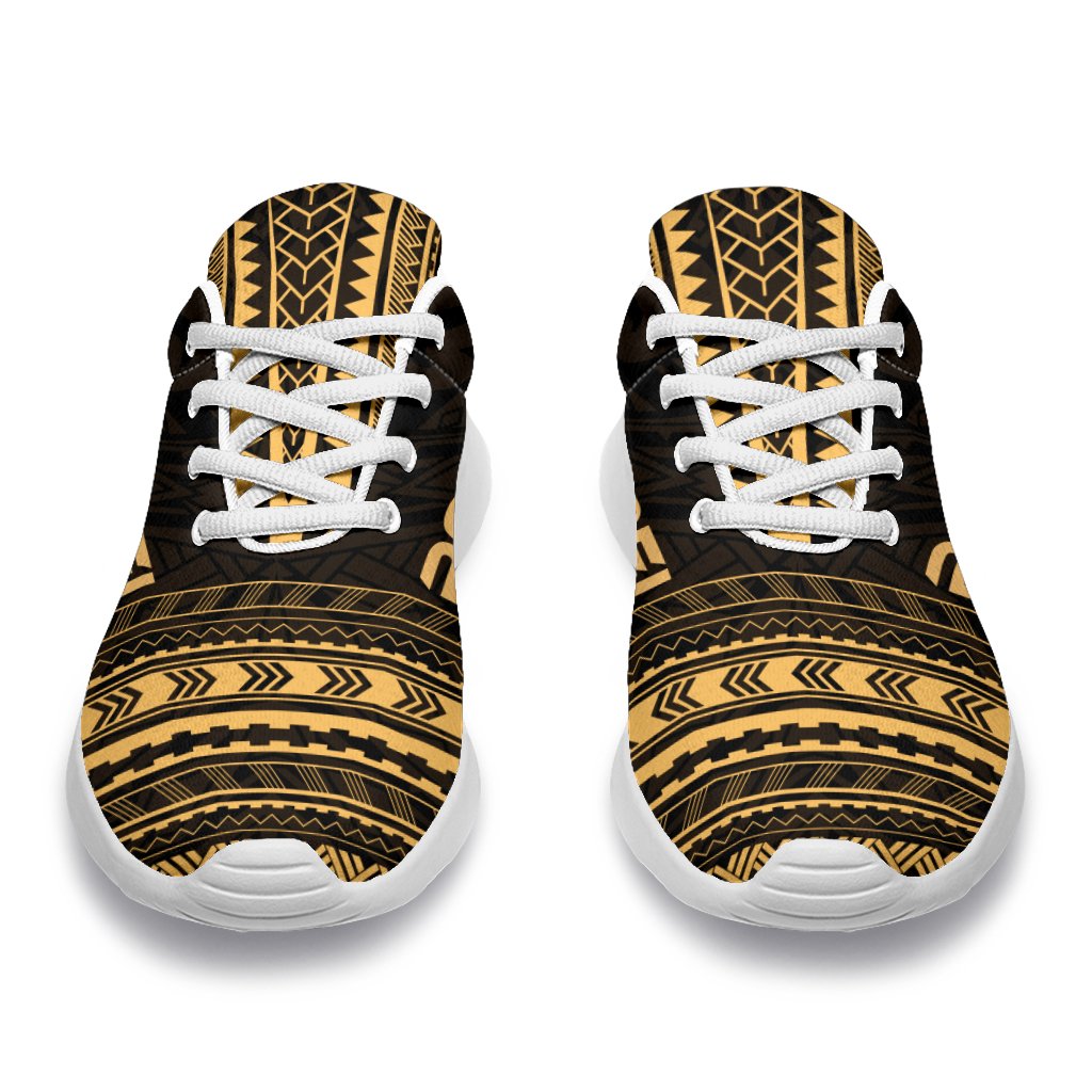 Pohnpei Sporty Sneakers - Polynesian Chief Gold Version - Polynesian Pride