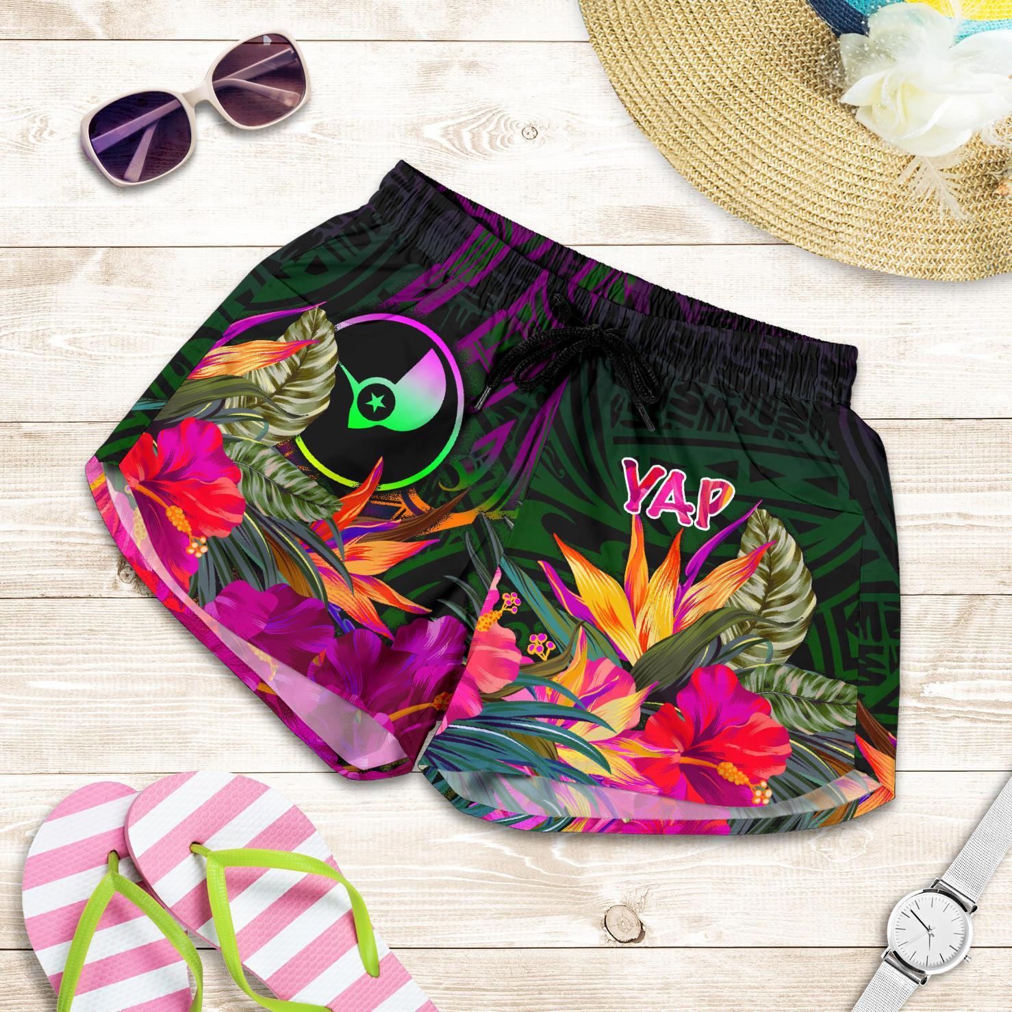 yap-womens-shorts-summer-hibiscus