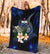 Samoa Polynesian Premium Blanket - Turtle With Plumeria Flowers - Polynesian Pride