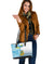 Tuvalu Rugby Small Leather Tote Special - Polynesian Pride