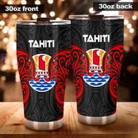 Tahiti Polynesian Tumbler - Tahiti Spirit Red One Style 30oz X-Large Red - Polynesian Pride