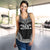 Papua New Guinea Women's Racerback Tank - Polynesian Chief Black Version - Polynesian Pride