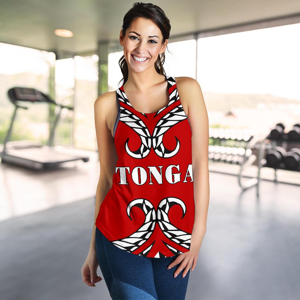 Tonga Tribal Pattern Women Tank Top - Polynesian Pride