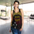 Papua New Guinea Custom Personalised Women's Racerback Tank - Erudite Eye - Polynesian Pride