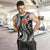 Yap Micronesian Men Tank Top - Black Plumeria - Polynesian Pride