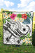 The Philippines Premium Quilt - Summer Plumeria (White) - Polynesian Pride