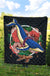Hawaii Premium Quilt - Hibiscus Whale Turtle - Polynesian Pride