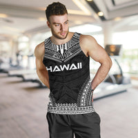 Hawaii Men's Tank Top - Polynesian Chief Black Version - Polynesian Pride