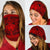 Hawaii Kanaka Pele Polynesian Bandana Circle Red - Polynesian Pride