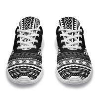 Papua New Guinea Sporty Sneakers - Polynesian Chief Black Version - Polynesian Pride