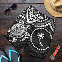 Chuuk Polynesian Short (Men) - White Turtle - Polynesian Pride