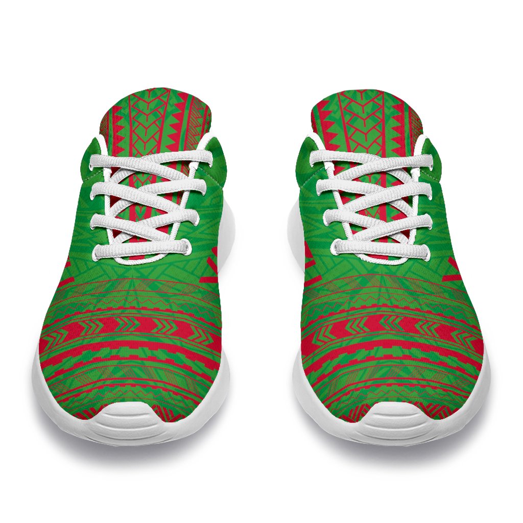 Vanuatu Sporty Sneakers - Polynesian Chief Flag Version - Polynesian Pride
