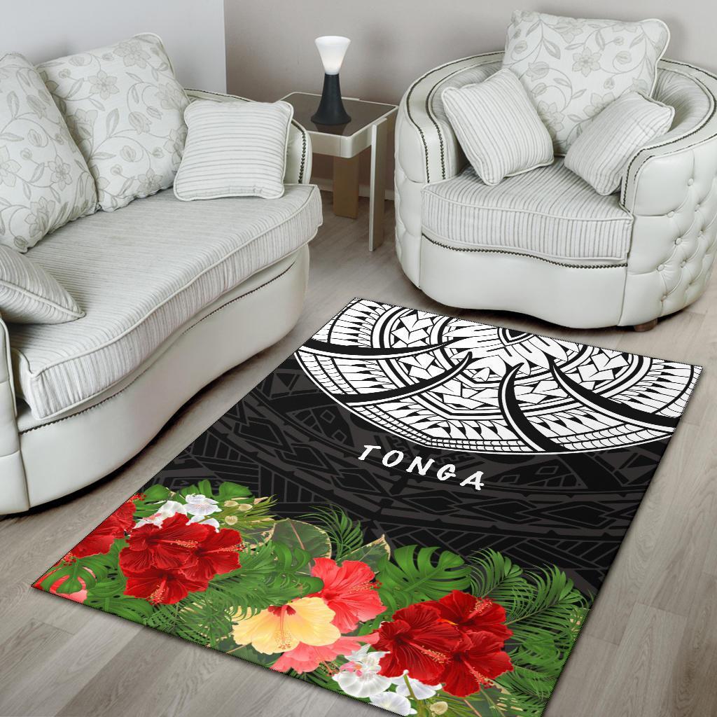 Tonga Polynesian Area Rug - Ginger Lei Pattern - Polynesian Pride