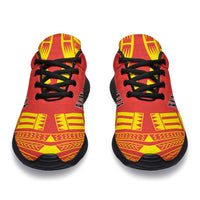 New Caledonia Sport Sneakers - Polynesian Tattoo Flag - Polynesian Pride