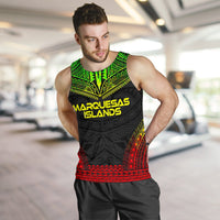 Marquesas Islands Men's Tank Top - Polynesian Chief Reggae Version - Polynesian Pride