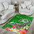 FSM Custom Personalised Area Rug - Turtle Plumeria (Green) - Polynesian Pride